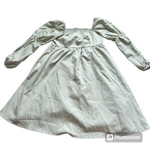 Amazon sage green flowy dress